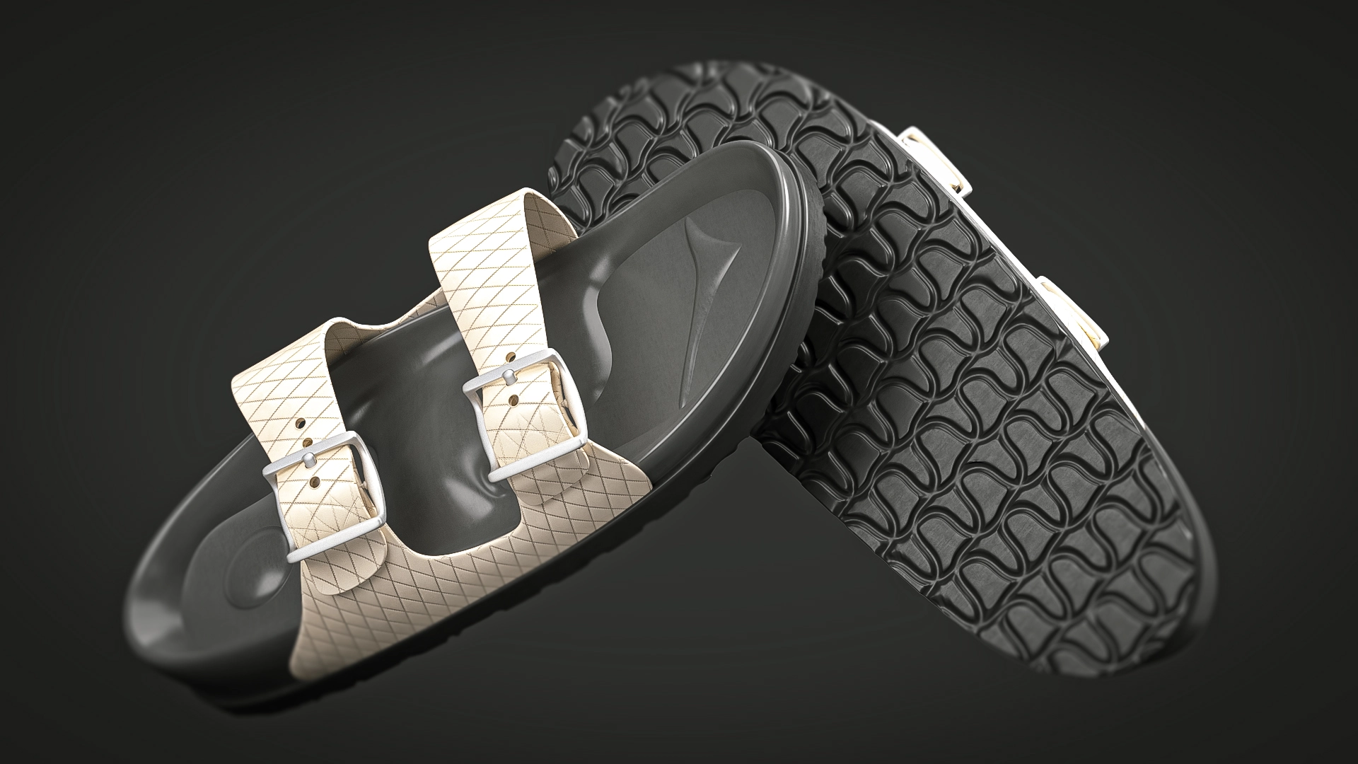 Fotorealistisches Rendering einer Sandale für E-Commerce - Mimicry Agentur